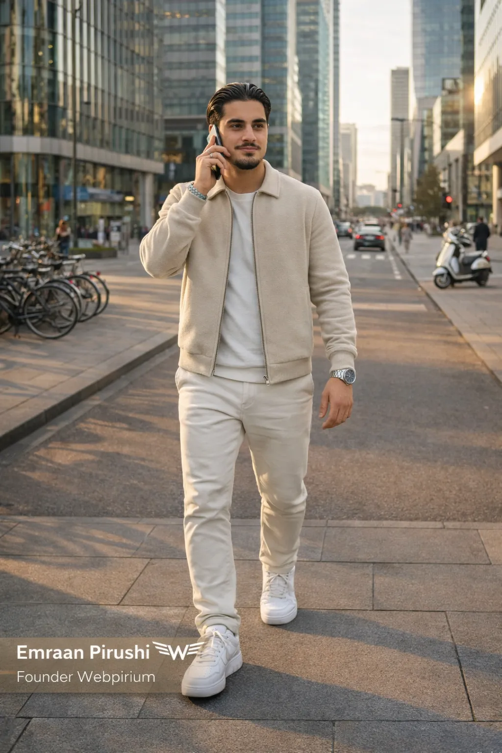 Emraan Pirushi, oprichter van Webpirium